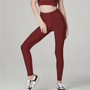 Mcguire Lace Up Legging in Pinot Satin size medium
STRUT-THIS revolve